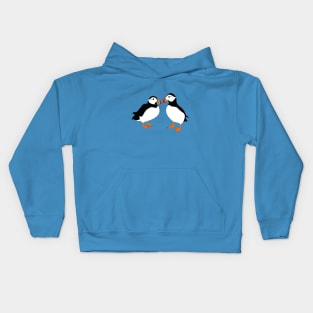 Farne Island puffins Kids Hoodie